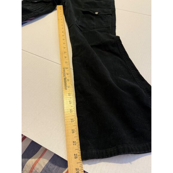 Joie Black Corduroy Utility Cargo Pants 100% Cotton Size 6 - Picture 11 of 15